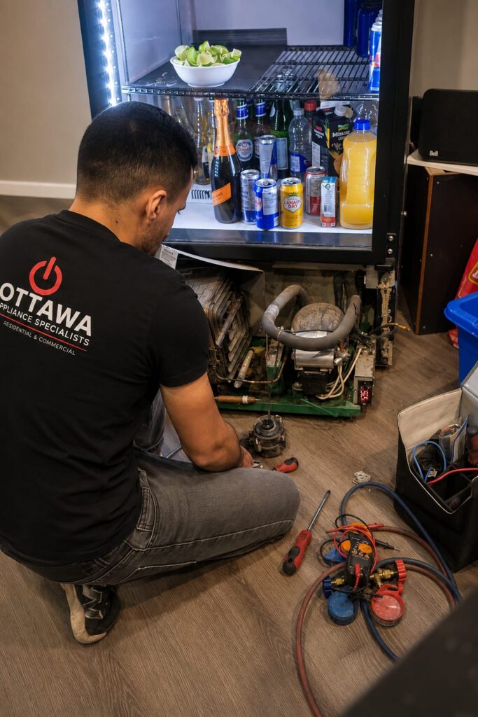 Ottawa Appliance Specialists technician at work in Ottawa